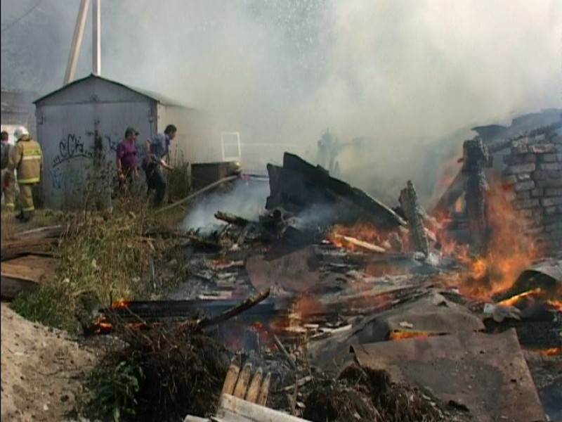 Пожар в Ирбите