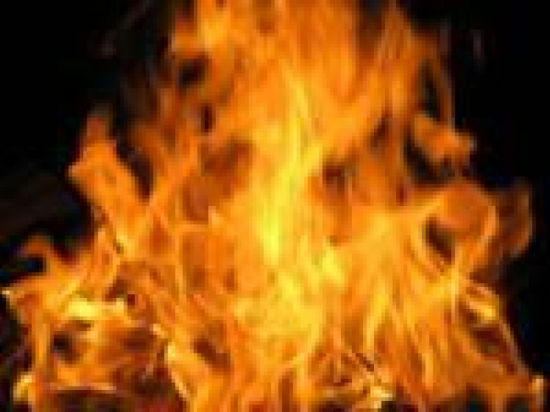 Пожар на улице Александра Матросова