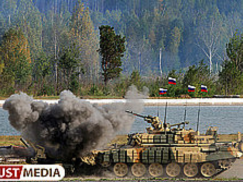 На "Старателе" Рогозин стрелял из Т-90 и пообещал основать здесь центр по испытанию танков