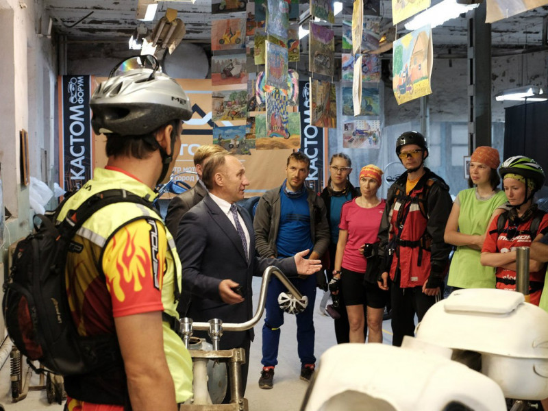 Участники велопробега "Каменный пояс" в Ирбите