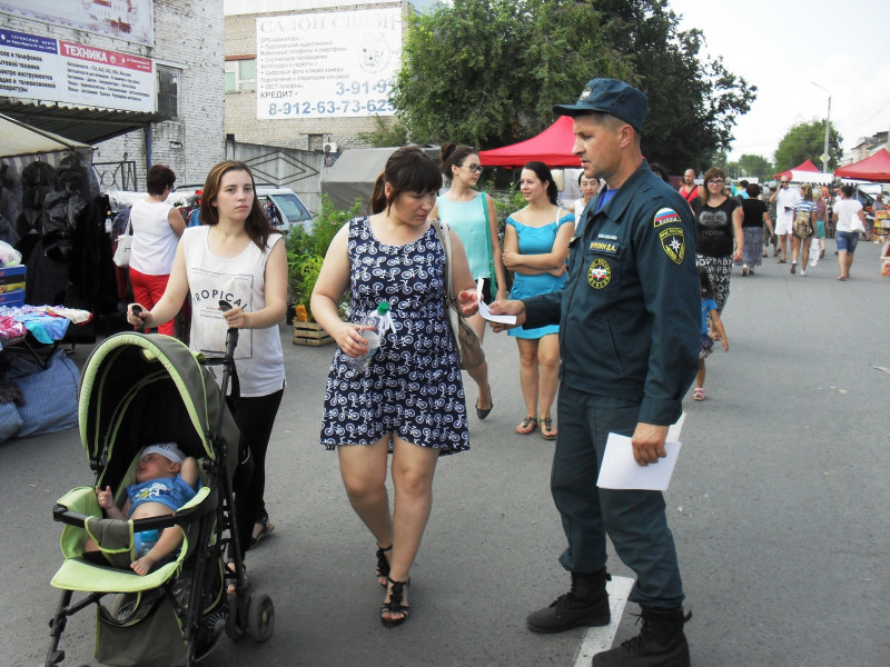 Профилактика пожарной безопасности на Ирбитской ярмарке