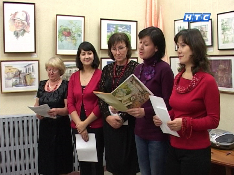 Персональная выставка художницы