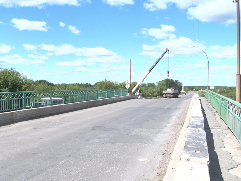 Мост на въезде в Ирбит со стороны Туринска