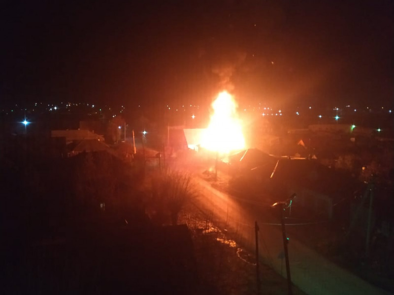 Пожар 14.10.2021 г. в частном доме по ул.Коммуны в Ирбите