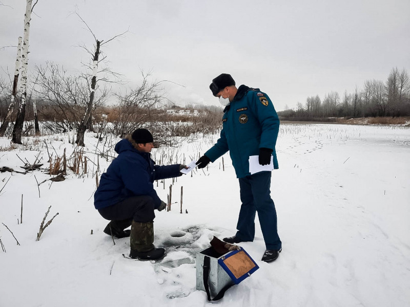 Профилактические рейды по водным объектам в зимний период