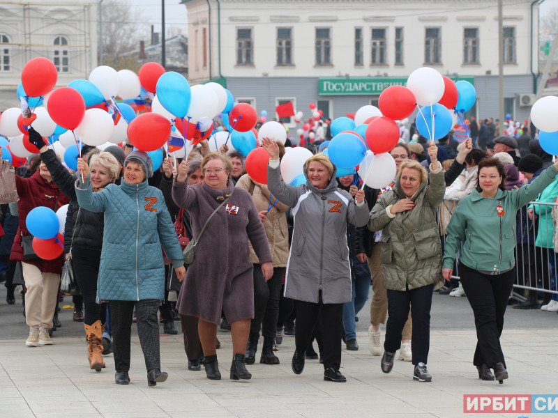 Первомайская демонстрация, 1 мая 2022 г. Ирбит