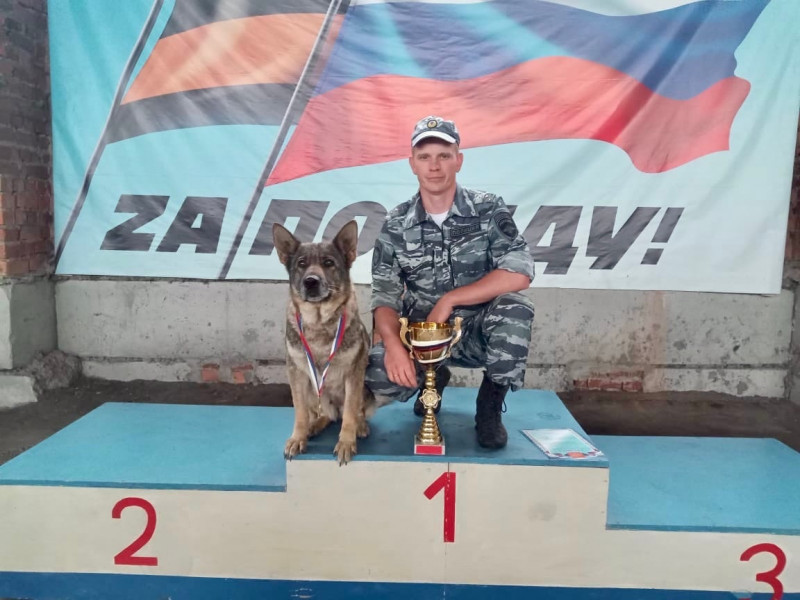 Кинолог из ОВД Ирбита занял первое место в Чемпионате Главного управления МВД России по Свердловской области