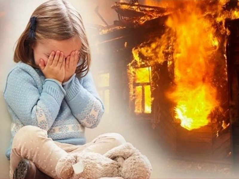 Детская шалость с огнем – причина пожаров