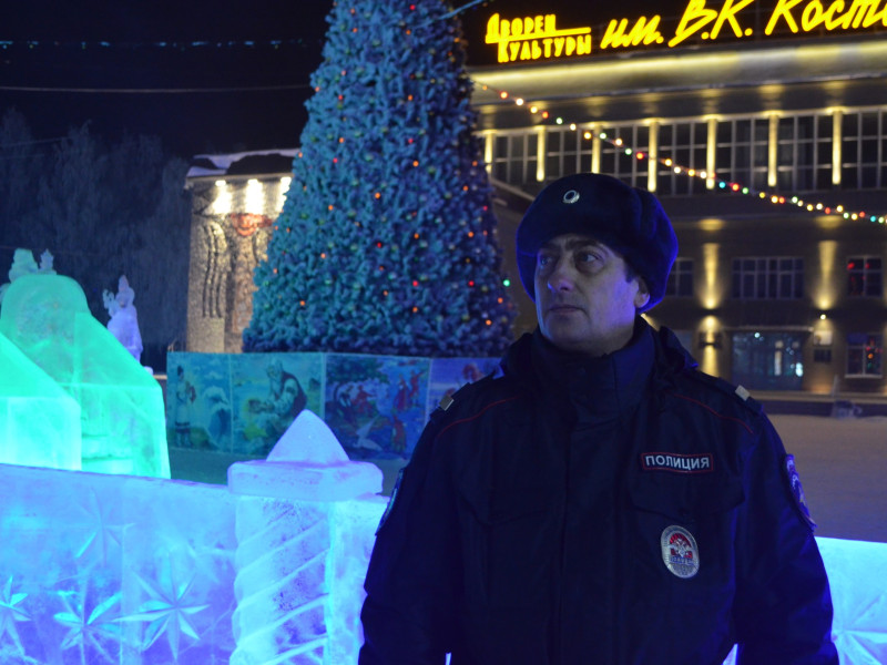 Охрана общественного порядка в новогоднюю ночь