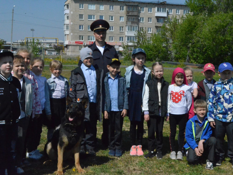 В Ирбите сотрудники полиции познакомили школьников с профессией полицейского