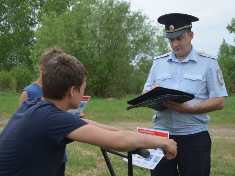 Полиция Ирбита на страже безопасности отдыхающих близ водоёмов граждан
