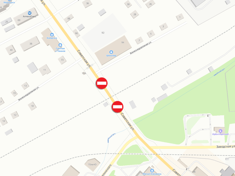 c 10 по 14 июля будет перекрыто движение через жд переезд по ул. Советской