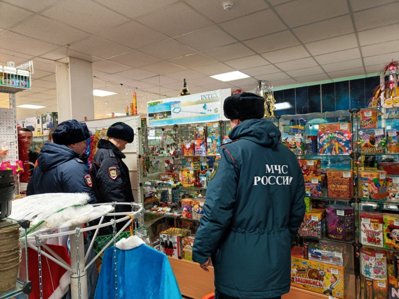 Продажа пиротехники под контролем
