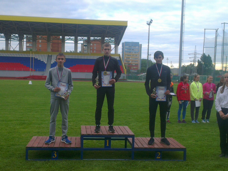 Ирбитчанин Андрей Шевелёв занял 1 место на Летнем первенстве России по легкой атлетике среди девушек и юношей среднего возраста 2002-2003 г.р.