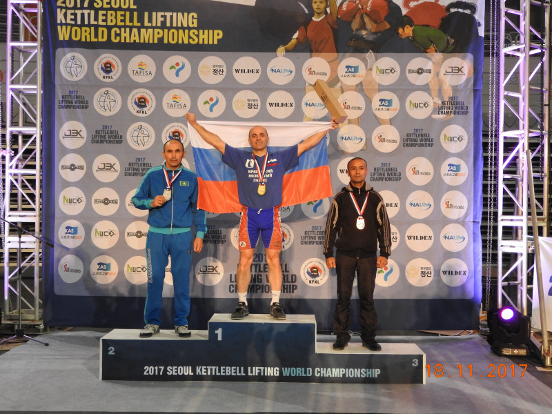 Роман Дудин занял первое место на Чемпионате мира по гиревому спорту