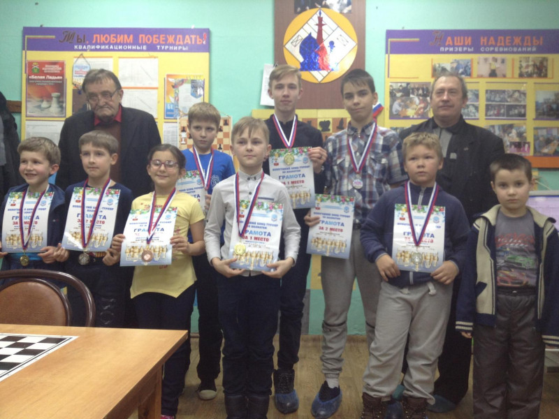 Итоги новогоднего блиц-турнир по шахматам