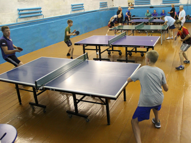 В теннисном клубе «Старт» прошел турнир по настольному теннису, посвященный предстоящему Дню физкультурника