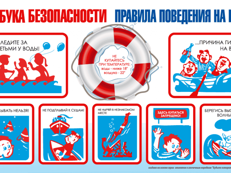 Соблюдайте правила безопасного поведения на водоемах!